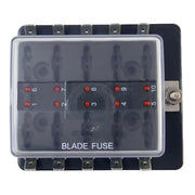 Unbranded 10 Way ATC Fuse Box with Red Indicator Light