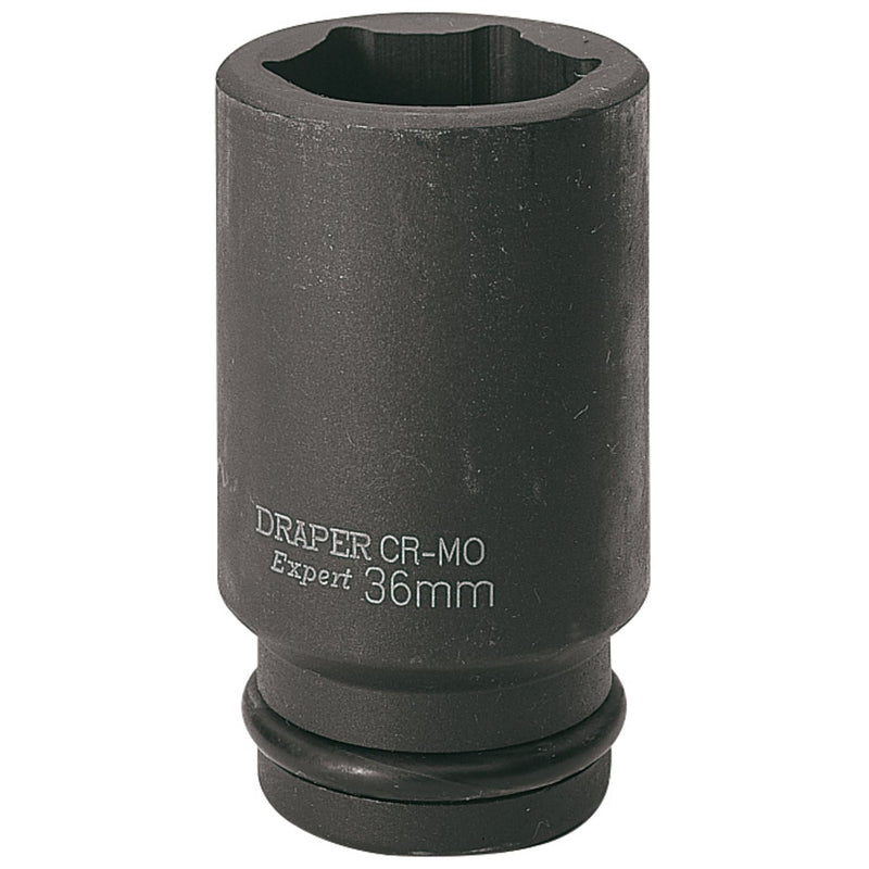 Draper HI-TORQ 6 Point Deep Impact Socket, 3/4" Sq. Dr., 36mm 71940 Draper - Dynamic Drive
