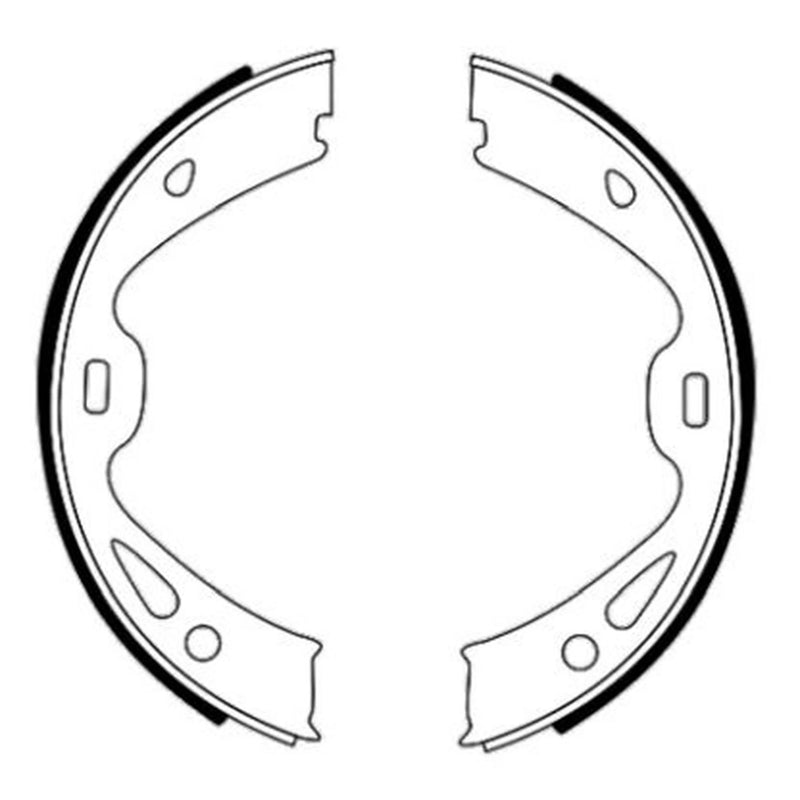 Mintex 4 x Parking Brake Shoe Set fits Porsche 911 2004-2012 3.6 3.8 4.0