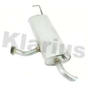 Klarius Box With Tail Pipe Rear fits Nissan Qashqai II 2013 on 1.5 1.6