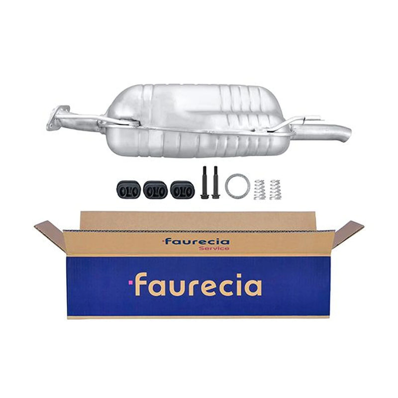 Hella End Silencer Rear fits Opel Astra G 1998-2005 1.4 1.6