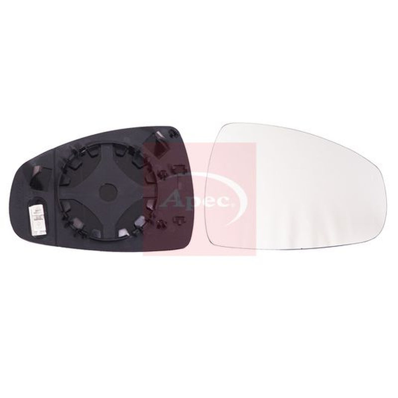 Apec Exterior Wing Mirror Glass Right fits Audi A1 2010-2018