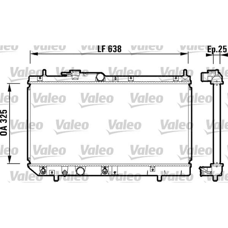Valeo Engine Radiator 734102