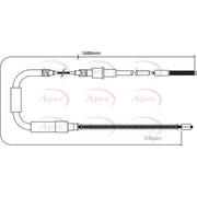 Apec Handbrake Cable Right Rear CAB1525