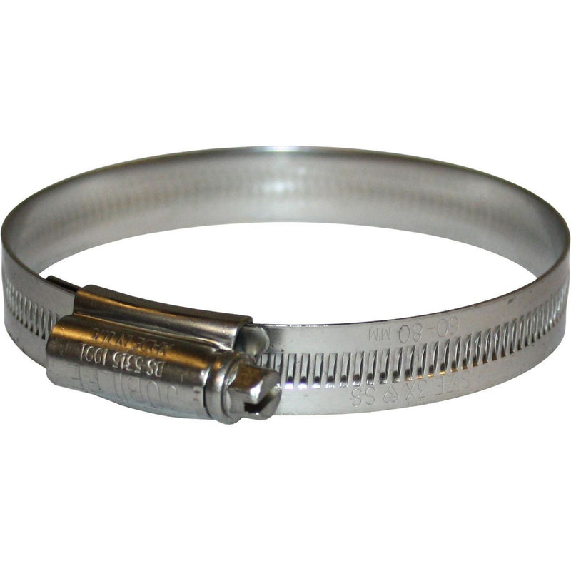 Jubilee Hose Clip 60 80mm Stainless Steel (304) Size 3XSS Jubilee - Dynamic Drive