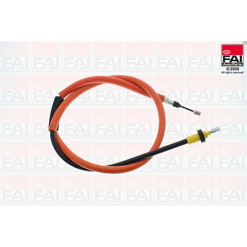 FAI Handbrake Cable Left Rear fits Renault Grand Modus 2004-2013 1.2 1.4 1.5 1.6