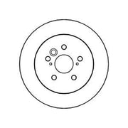 Abtex Rear Brake Solid Discs & Pads fits Toyota Rav 4 2000-2005 1.8 2.0