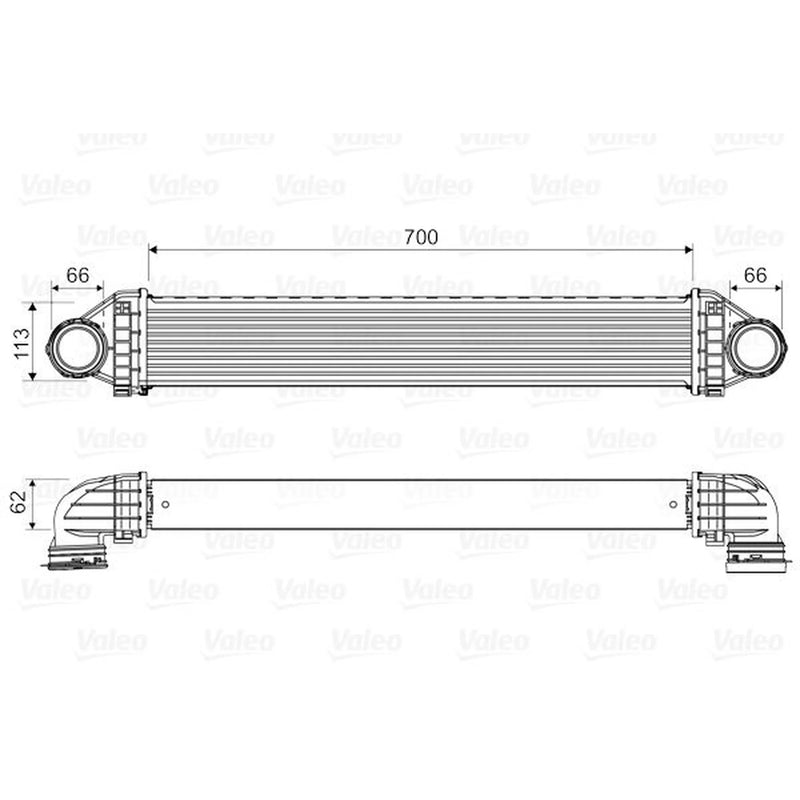 Valeo Intercooler (Charge Air Cooler) 818806