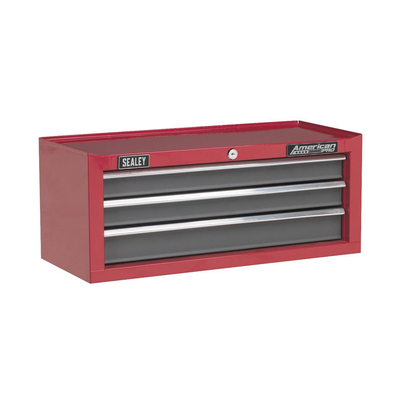 Sealey Topchest Mid-Box & Rollcab 9 Drawer Stack Red AP2200BBSTACK Sealey - Dynamic Drive