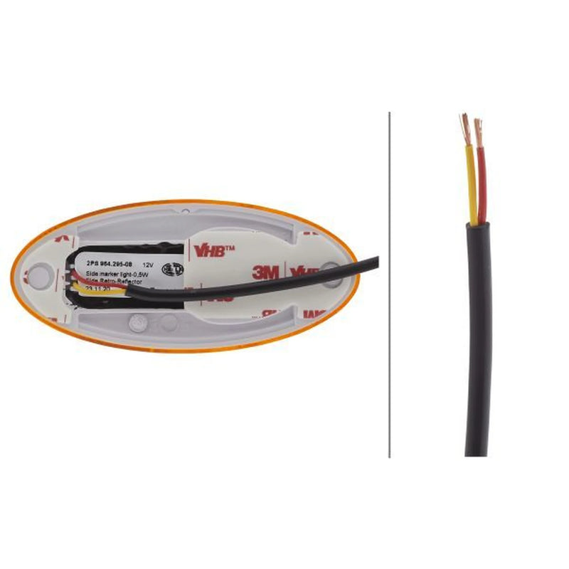 Hella Side Marker Light Wide High