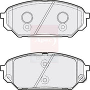 Apec Front Brake Pad Set PD3872