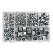 Sealey Nylon Locknut Assortment M4-M16 255pc AB033LN Sealey - Dynamic Drive