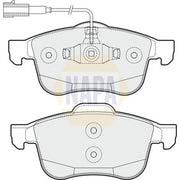 NAPA Front Brake Pad Set NBP1089