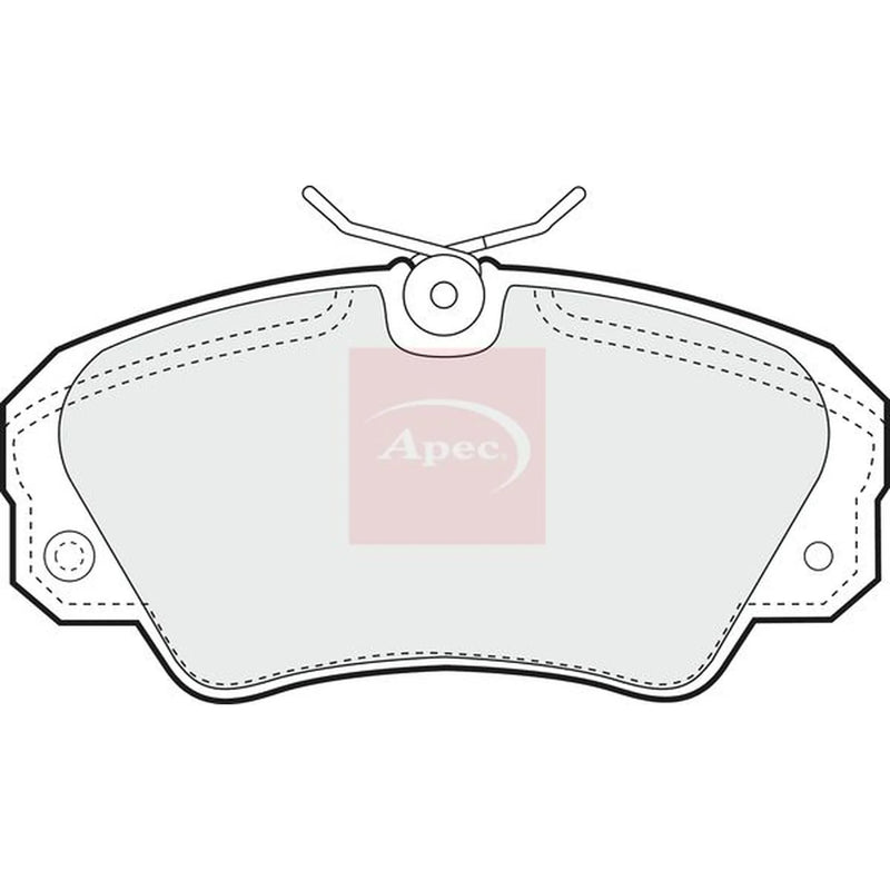 Apec Front Brake Pad Set PAD757