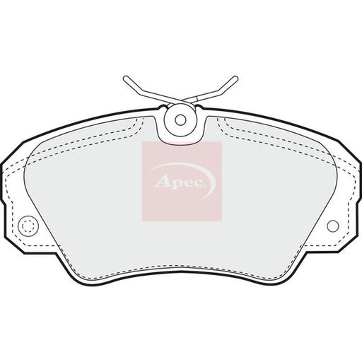 Apec Front Brake Pad Set PAD757