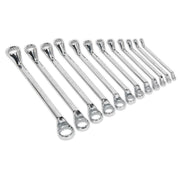 Sealey Deep Offset Ring Spanner Set 12pc Metric S0847 Seigen by Sealey - Dynamic Drive