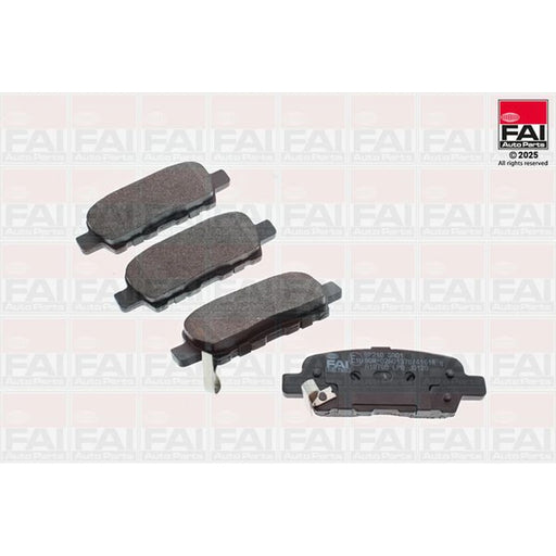 FAI Rear Brake Vented Discs & Pads fits Suzuki Grand Vitara II 2005-2015 1.9 2.4