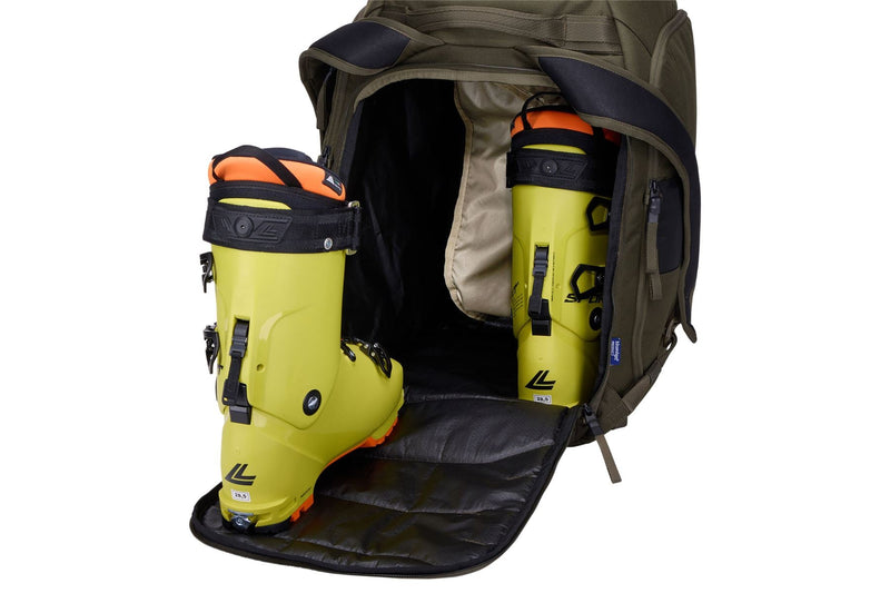 Thule RoundTrip Snowboard and ski boot backpack 60L deep khaki Thule - Bars 4 Cars