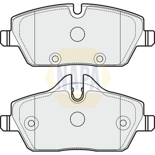 NAPA Front Brake Pad Set NBP1813