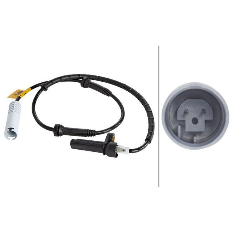 Hella ABS Wheel Speed Sensor Rear fits BMW 5 1995-2003