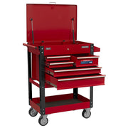 Superline PRO Heavy-Duty Mobile Tool & Parts Trolley 5 Drawers & Lockable Top Superline Pro - Dynamic Drive
