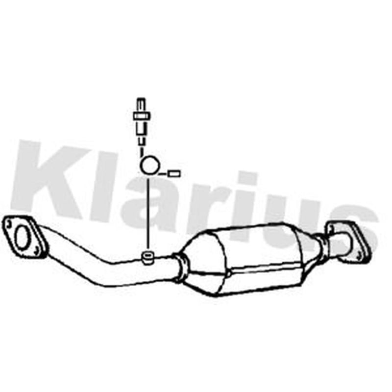 Klarius Catalyst Type Appr With Pipe fits Nissan Note 2012-2016 1.2