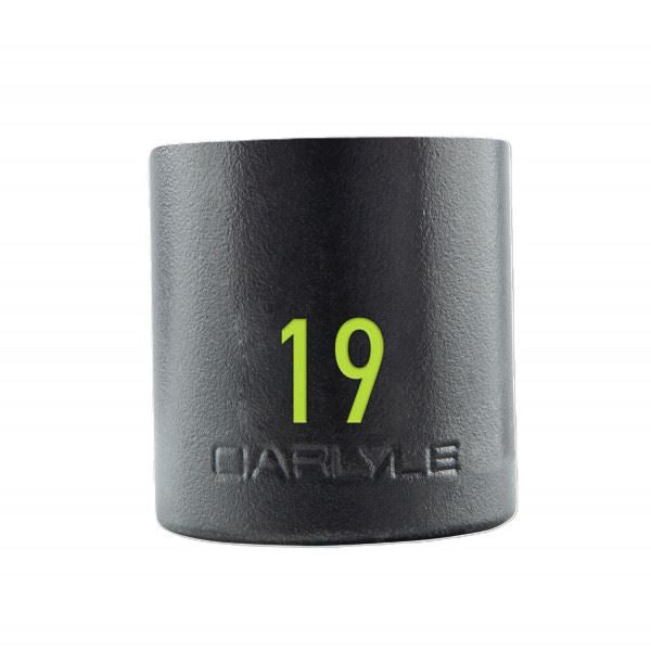 Carlyle Tools 1/2In Drive 19mm 6 Pt Stubby Impact Socket - image 1