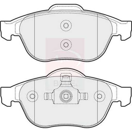Apec Front Brake Pad Set fits Renault Espace 2002-2015 1.9 2.0 2.2 3.0 3.5