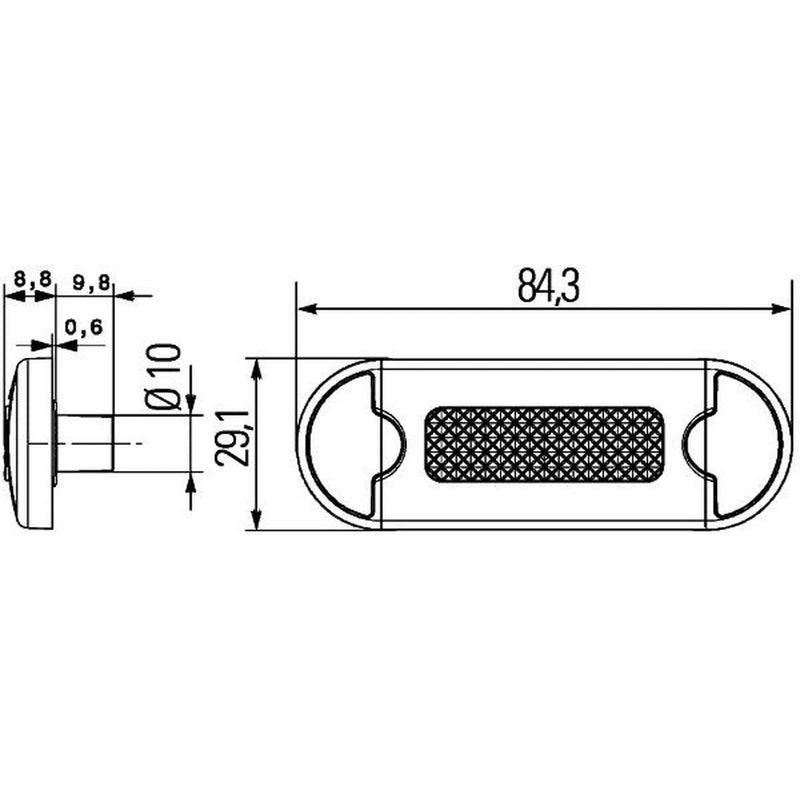 Hella Entrance Lamp White Md 2XT 980 855-111 800000425 2XT 980 855-111