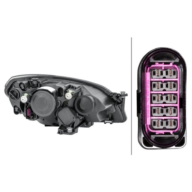 Hella Headlight Headlamp H7/H7 Left fits Skoda Citigo 2011-2019 1.0