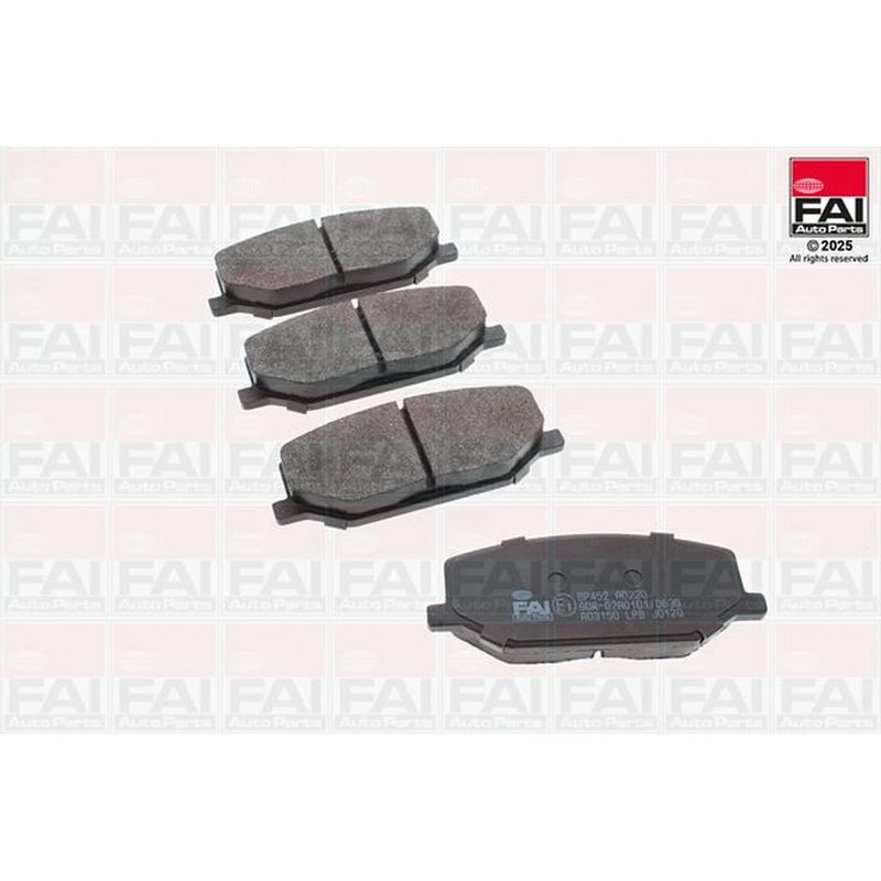 FAI Front Brake Pad Set fits Suzuki Jimny Closed Off-Road Vehicle 1998 on 1.3