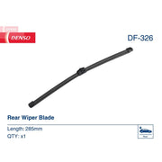Denso Rear Wiper Blades fits Audi A1 2018 on