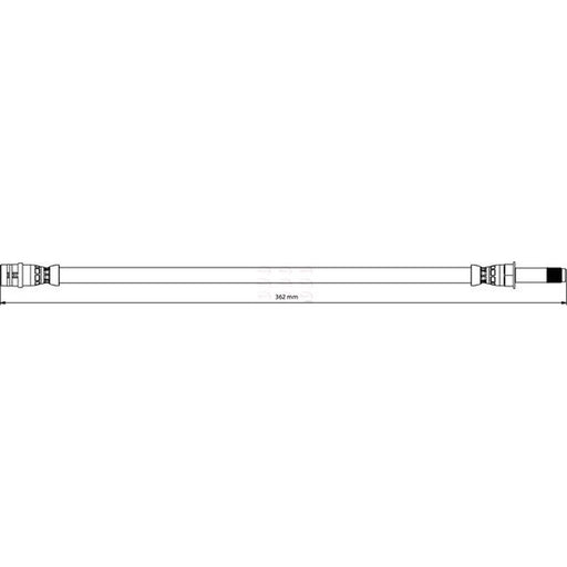 Apec Brake Hydraulic Hose Line Rear HOS4199