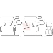 Apec Brake Pad Accessory Fitting Kit Front KIT1136