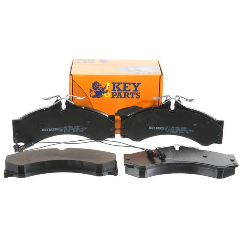 Key Parts 4 x Front Brake Pad Set fits Mercedes-Benz Sprinter 2-T 2000-2006