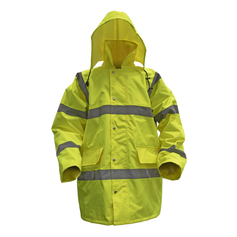 Worksafe Worksafe Hi-Vis Yellow Jacket with Quilted Lining - Large 806L Worksafe - Dynamic Drive