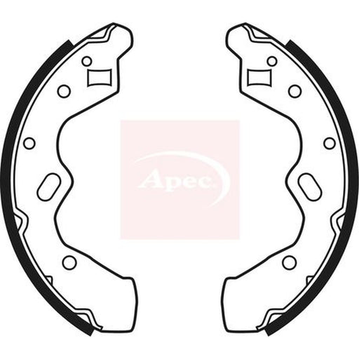 Apec Brake Shoe Set Axle Kit fits Mazda Demio 1998-2003 1.3 1.5