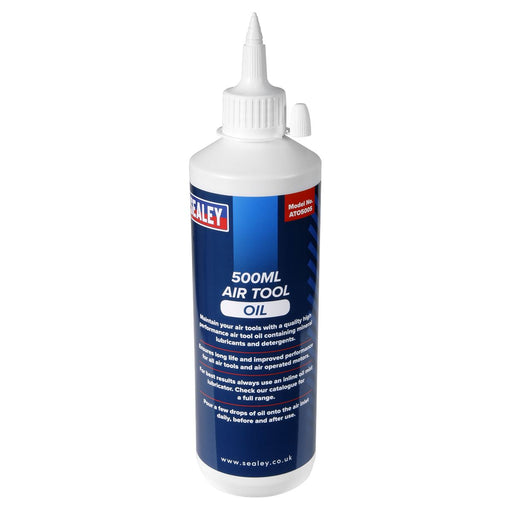 Sealey Air Tool Oil 500ml ATO500S Sealey - Dynamic Drive