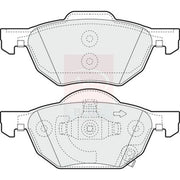 Apec Front Brake Pad Set PD3333