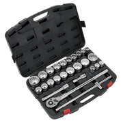 Sealey Premier Premier Metric/Imperial Socket Set 3/4"Sq Drive 12-point 26pc Sealey Premier - Dynamic Drive