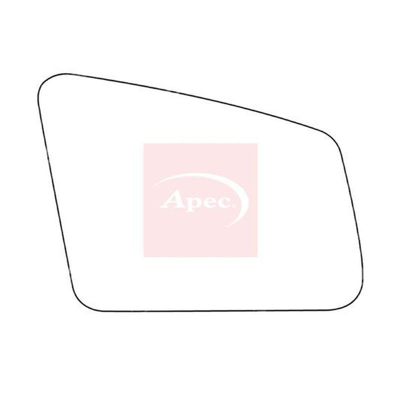 Apec Exterior Wing Mirror Glass Right fits Mercedes-Benz A-Class 2012-2019