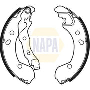 NAPA Brake Shoe Set Axle Kit fits Lada Vesta 2015 on 1.6