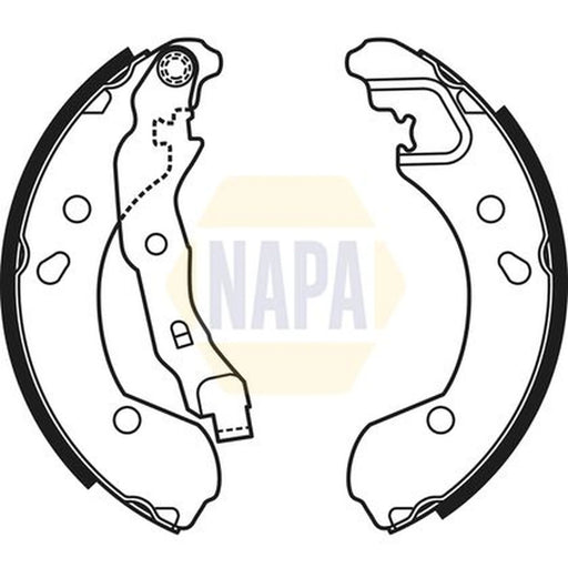 NAPA Brake Shoe Set Axle Kit NBS1049