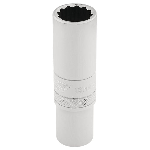 Draper HI-TORQ 12 Point Deep Socket, 3/8" Sq. Dr., 12mm 32822 Draper - Dynamic Drive