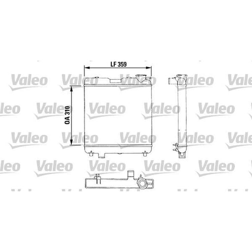 Valeo Engine Radiator 883053