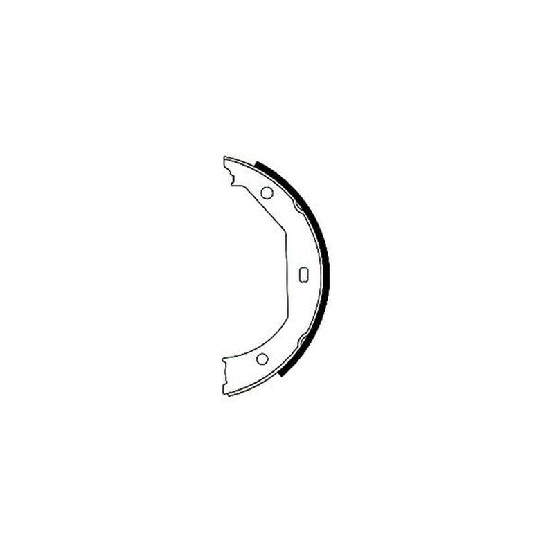 Mintex Parking Brake Shoe Set fits Alpina B10 1996-2002 4.6