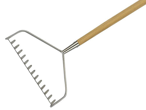 Kent & Stowe Stainless Steel Long Handled Soil Rake, FSC® Kent & Stowe - Dynamic Drive