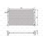 Valeo Engine Radiator 701527