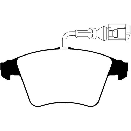 Abtex Front Brake Pad Set fits VW Caravelle 2015-2024 2.0