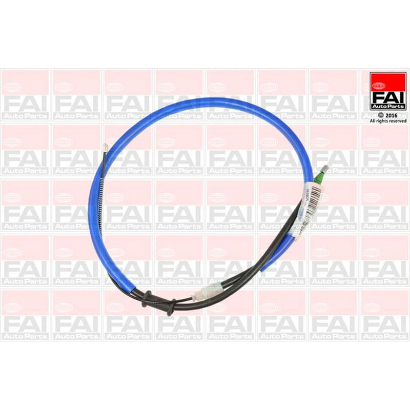 FAI Handbrake Cable Right Rear fits Nissan Kubistar 2003-2009 1.2 1.5 1.6